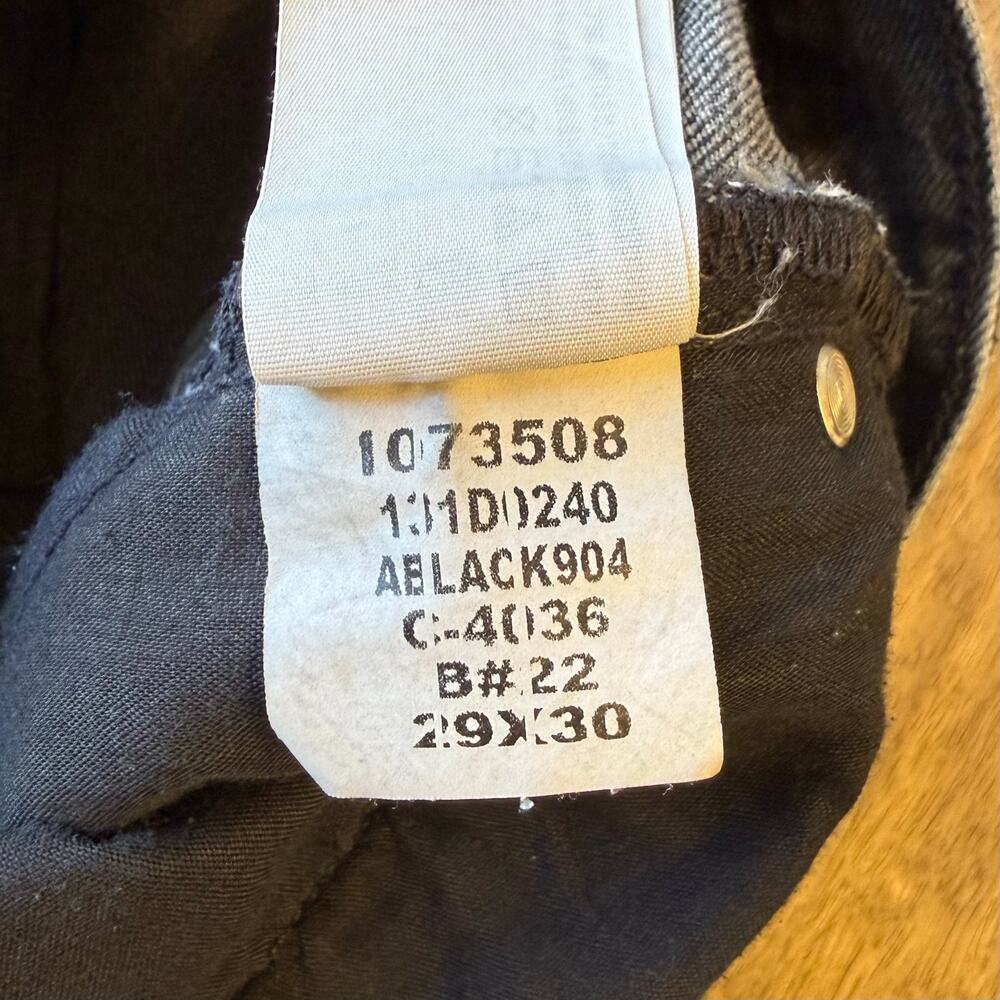 Abercrombie & Fitch Jeans Loose Authentic Rigid Denim High Rise Black Women’s 29 - Picture 7 of 9